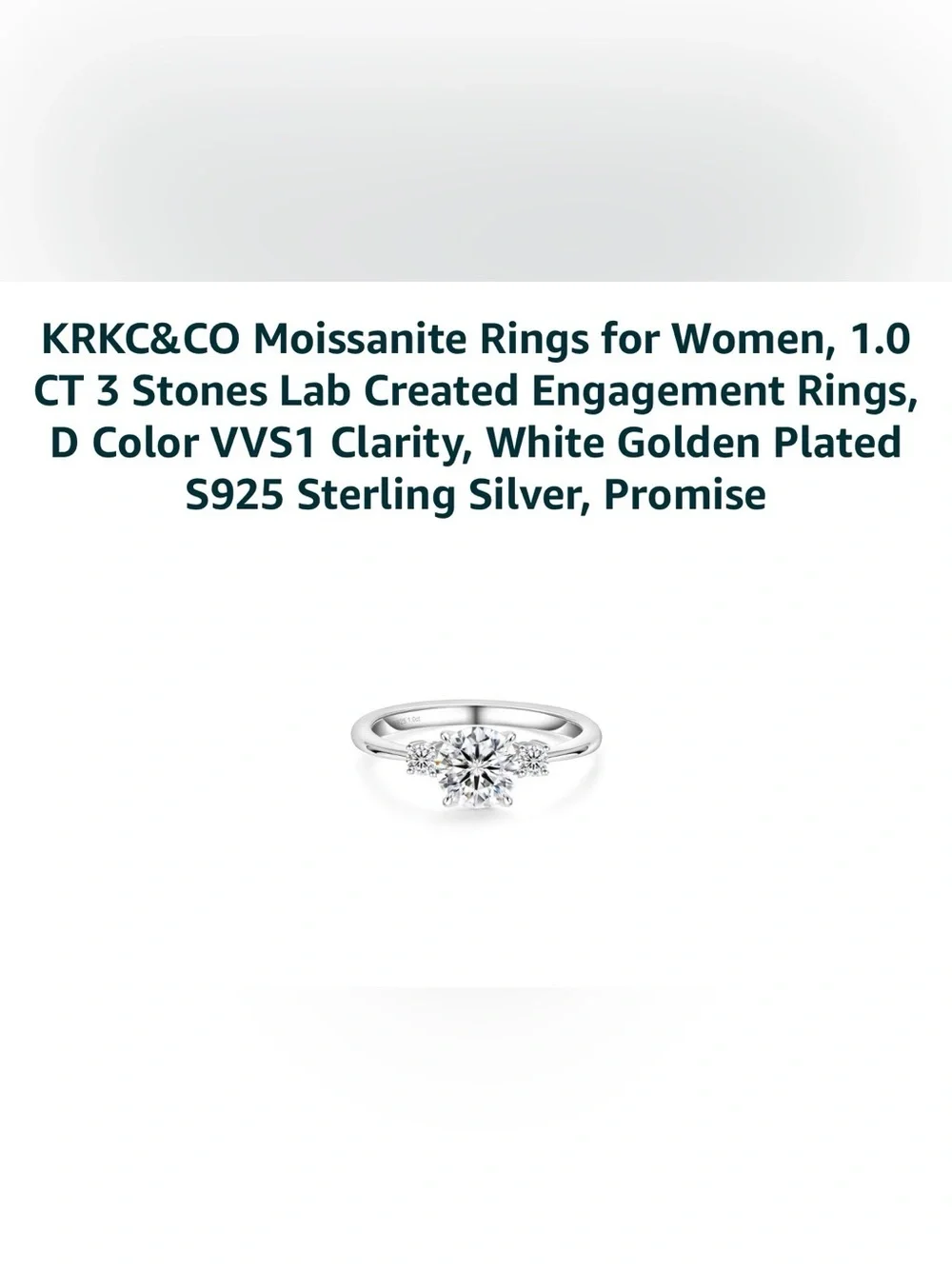 Moissanite krkc&co rings